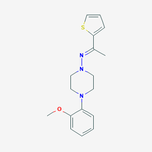 4-(2-methoxyphenyl)-N-[1-(2-thienyl)ethylidene]-1-piperazinamine