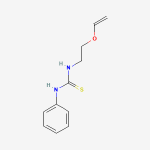molecular formula C11H14N2OS B3824294 N-phenyl-N'-[2-(vinyloxy)ethyl]thiourea CAS No. 82520-91-0