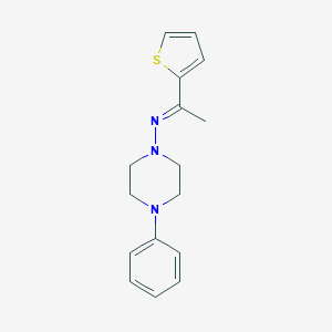 (4-Phenyl-piperazin-1-yl)-(1-thiophen-2-yl-ethylidene)-amine