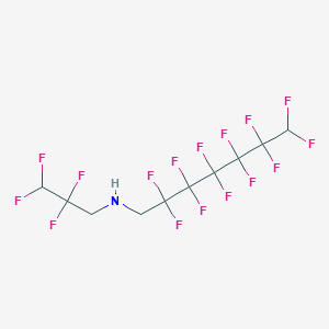 molecular formula C10H7F16N B3824325 (2,2,3,3,4,4,5,5,6,6,7,7-dodecafluoroheptyl)(2,2,3,3-tetrafluoropropyl)amine CAS No. 223532-54-5