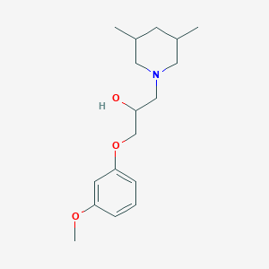 1-(3,5-Dimethylpiperidin-1-yl)-3-(3-methoxyphenoxy)propan-2-ol