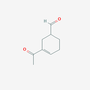 3-Acetylcyclohex-3-ene-1-carbaldehyde