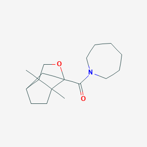 molecular formula C17H27NO2 B382460 azepan-1-yl(3a,6a-dimethylhexahydro-1H-1,4-methanocyclopenta[c]furan-1-yl)methanone 