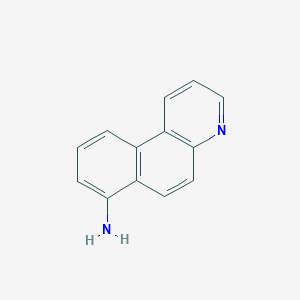 molecular formula C13H10N2 B3824632 benzo[f]quinolin-7-amine 
