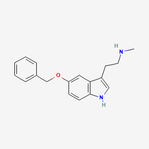 molecular formula C18H20N2O B3824637 2-[5-(benzyloxy)-1H-indol-3-yl]-N-methylethanamine 