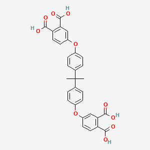 molecular formula C31H24O10 B3824714 4,4'-[2,2-propanediylbis(4,1-phenyleneoxy)]diphthalic acid CAS No. 38103-05-8