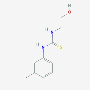 molecular formula C10H14N2OS B382473 1-(2-Hydroxyethyl)-3-(3-methylphenyl)thiourea 