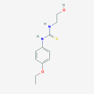 molecular formula C11H16N2O2S B382476 1-(4-Ethoxyphenyl)-3-(2-hydroxyethyl)thiourea CAS No. 31979-28-9