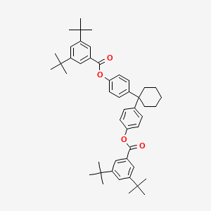 molecular formula C48H60O4 B3824797 1,1-cyclohexanediyldi-4,1-phenylene bis(3,5-di-tert-butylbenzoate) 