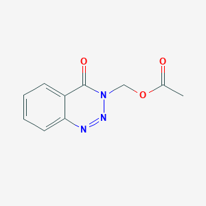 (4-Oxo-1,2,3-benzotriazin-3-yl)methyl acetate