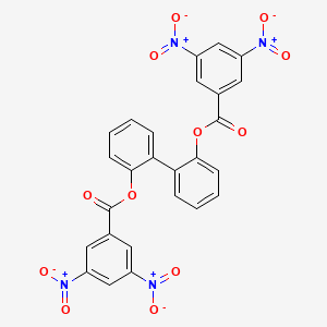 molecular formula C26H14N4O12 B3824845 2,2'-biphenyldiyl bis(3,5-dinitrobenzoate) 