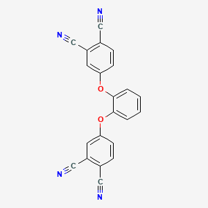 molecular formula C22H10N4O2 B3824885 4,4'-[1,2-phenylenebis(oxy)]diphthalonitrile CAS No. 99276-82-1