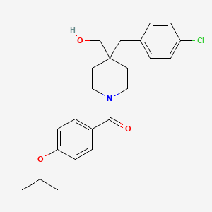 [4-(4-chlorobenzyl)-1-(4-isopropoxybenzoyl)-4-piperidinyl]methanol