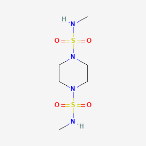 molecular formula C6H16N4O4S2 B3825204 N,N'-dimethyl-1,4-piperazinedisulfonamide 
