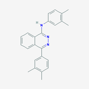 molecular formula C24H23N3 B382530 N,4-bis(3,4-dimethylphenyl)phthalazin-1-amine CAS No. 315683-82-0
