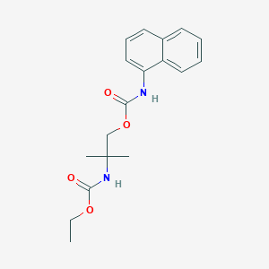 ethyl (1,1-dimethyl-2-{[(1-naphthylamino)carbonyl]oxy}ethyl)carbamate