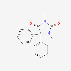 molecular formula C17H16N2O2 B3825397 1,3-dimethyl-5,5-diphenyl-2,4-imidazolidinedione CAS No. 6456-01-5