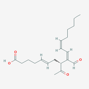 molecular formula C20H30O4 B038255 Anhydrolevuglandin E2 CAS No. 121843-91-2