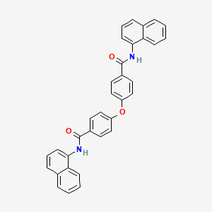 molecular formula C34H24N2O3 B3825534 4,4'-oxybis(N-1-naphthylbenzamide) 