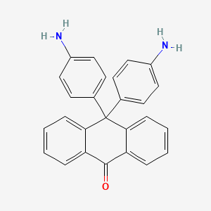molecular formula C26H20N2O B3825548 10,10-bis(4-aminophenyl)-9(10H)-anthracenone 