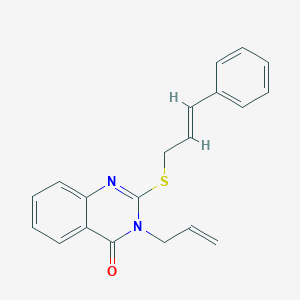 3-allyl-2-(cinnamylsulfanyl)-4(3H)-quinazolinone