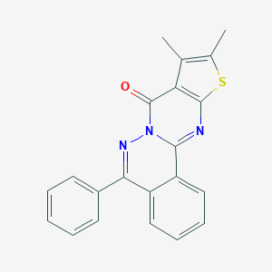 molecular formula C21H15N3OS B382565 Cambridge id 7156100 
