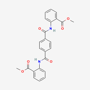 molecular formula C24H20N2O6 B3825728 dimethyl 2,2'-[1,4-phenylenebis(carbonylimino)]dibenzoate CAS No. 68191-39-9