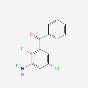 molecular formula C13H9Cl2NO B3825791 (3-amino-2,5-dichlorophenyl)(phenyl)methanone 