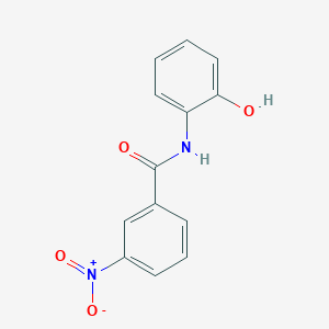 molecular formula C13H10N2O4 B3825809 N-(2-hydroxyphenyl)-3-nitrobenzamide 