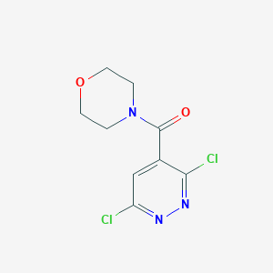 molecular formula C9H9Cl2N3O2 B382581 4-(3,6-Dichloropyridazine-4-carbonyl)morpholine CAS No. 380344-55-8