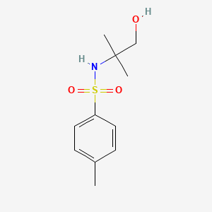 molecular formula C11H17NO3S B3825818 N-(2-hydroxy-1,1-dimethylethyl)-4-methylbenzenesulfonamide 