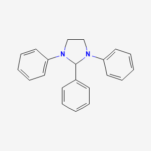 molecular formula C21H20N2 B3825828 1,2,3-triphenylimidazolidine CAS No. 5182-13-8