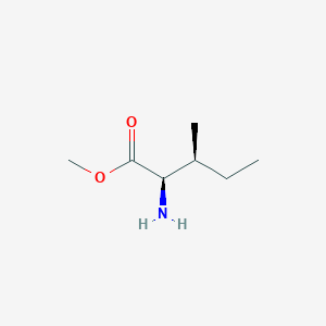 molecular formula C7H15NO2 B038259 methyl (2R,3S)-2-amino-3-methylpentanoate CAS No. 118878-53-8