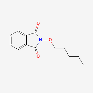 molecular formula C13H15NO3 B3826075 2-(pentyloxy)-1H-isoindole-1,3(2H)-dione 