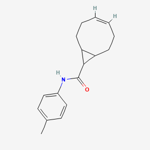 molecular formula C17H21NO B3826123 N-(4-methylphenyl)bicyclo[6.1.0]non-4-ene-9-carboxamide 