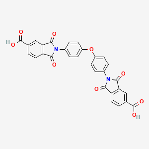 molecular formula C30H16N2O9 B3826173 2,2'-(oxydi-4,1-phenylene)bis(1,3-dioxo-5-isoindolinecarboxylic acid) 