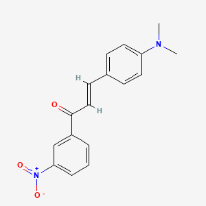molecular formula C17H16N2O3 B3826194 3-[4-(dimethylamino)phenyl]-1-(3-nitrophenyl)-2-propen-1-one 
