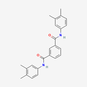 molecular formula C24H24N2O2 B3826243 N,N'-bis(3,4-dimethylphenyl)isophthalamide 