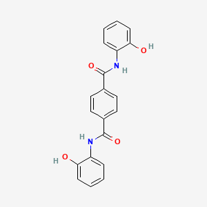 molecular formula C20H16N2O4 B3826256 N,N'-bis(2-hydroxyphenyl)terephthalamide 