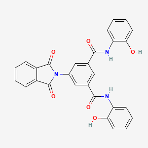 5-(1,3-dioxo-1,3-dihydro-2H-isoindol-2-yl)-N,N'-bis(2-hydroxyphenyl)isophthalamide