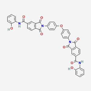 molecular formula C42H26N4O9 B3826326 2,2'-(oxydi-4,1-phenylene)bis[N-(2-hydroxyphenyl)-1,3-dioxo-5-isoindolinecarboxamide] 