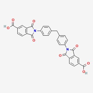 molecular formula C31H18N2O8 B3826365 2,2'-(methylenedi-4,1-phenylene)bis(1,3-dioxo-5-isoindolinecarboxylic acid) CAS No. 4649-32-5
