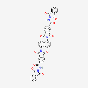 2,2'-(1,5-naphthalenediyl)bis[N-(1,3-dioxo-1,3-dihydro-2H-isoindol-2-yl)-1,3-dioxo-5-isoindolinecarboxamide]