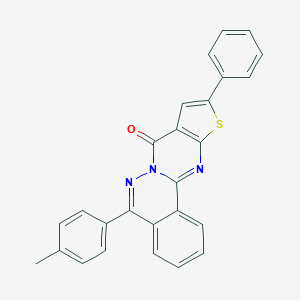 5-(4-methylphenyl)-10-phenyl-8H-thieno[2',3':4,5]pyrimido[2,1-a]phthalazin-8-one