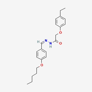 2-(4-ethylphenoxy)-N'-[4-(pentyloxy)benzylidene]acetohydrazide