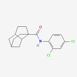 molecular formula C17H19Cl2NO B3826559 N-(2,4-dichlorophenyl)tricyclo[5.2.1.0~4,8~]decane-4-carboxamide 