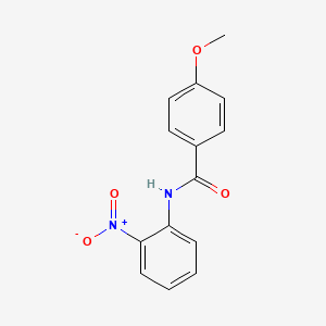 molecular formula C14H12N2O4 B3826584 4-methoxy-N-(2-nitrophenyl)benzamide CAS No. 7464-50-8