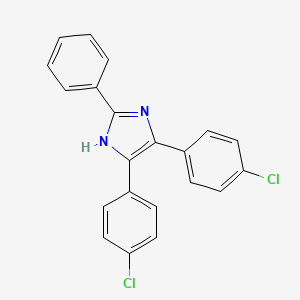 4,5-bis(4-chlorophenyl)-2-phenyl-1H-imidazole