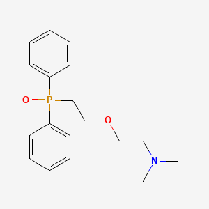 molecular formula C18H24NO2P B3826805 2-[2-(diphenylphosphoryl)ethoxy]-N,N-dimethylethanamine 