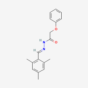 molecular formula C18H20N2O2 B3827015 N'-(mesitylmethylene)-2-phenoxyacetohydrazide 